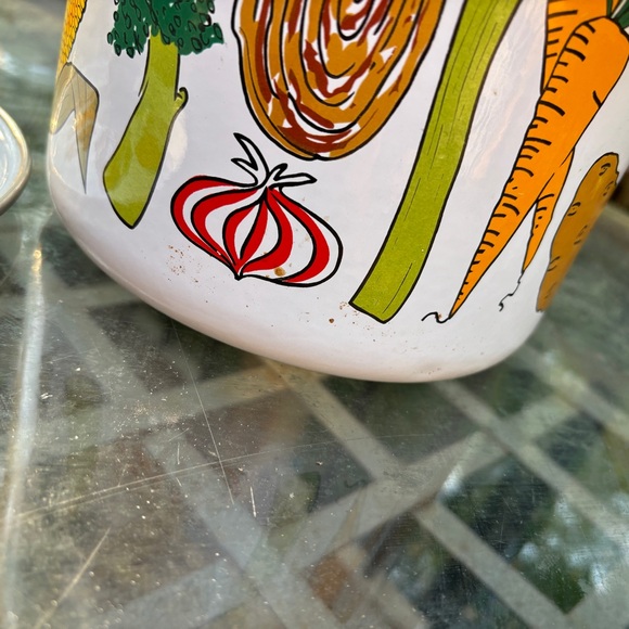 Vintage 1970s San Ignacio Kitsch enamelware stock pot - Picture 2 of 7